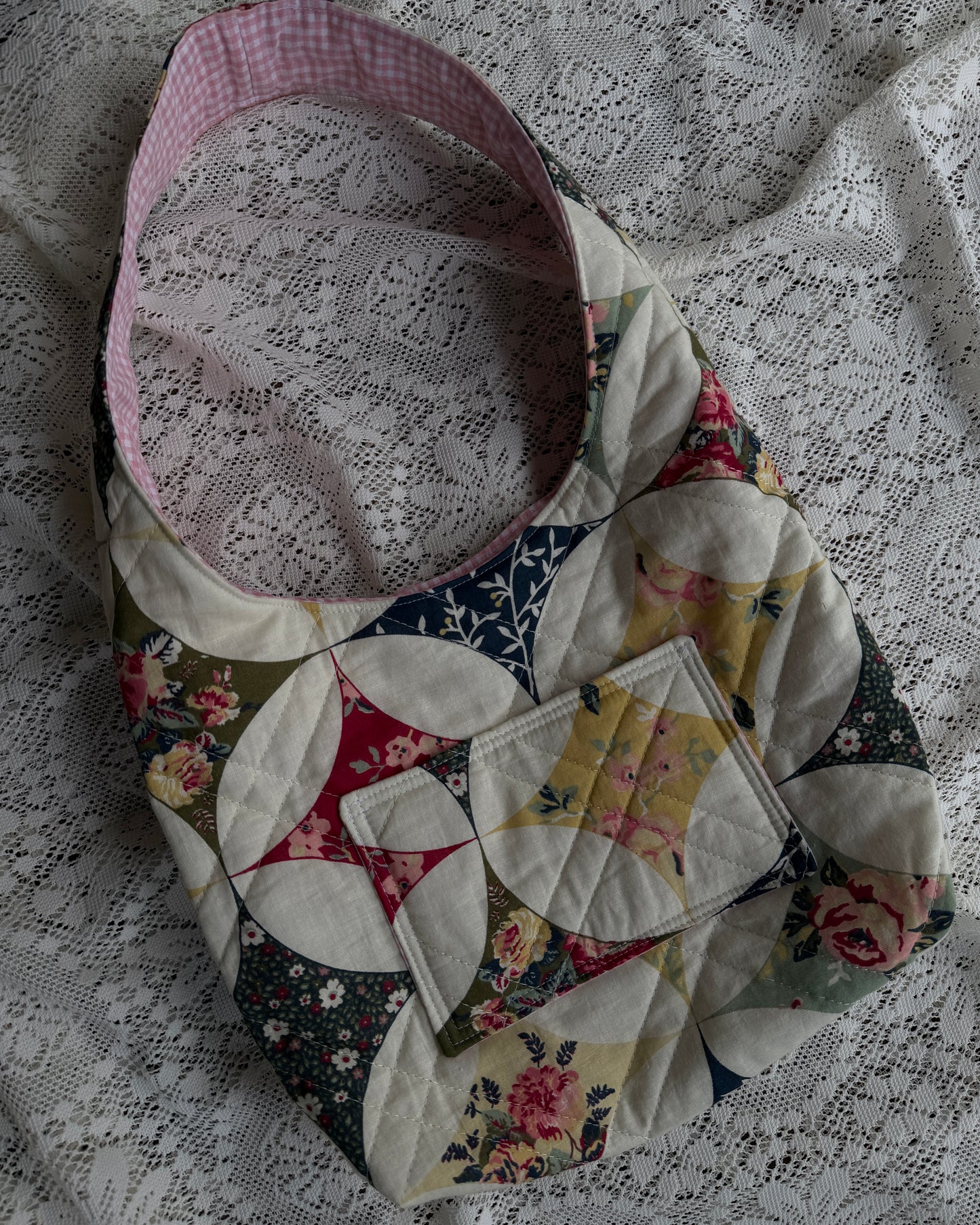 diamond quilted hobo bag
