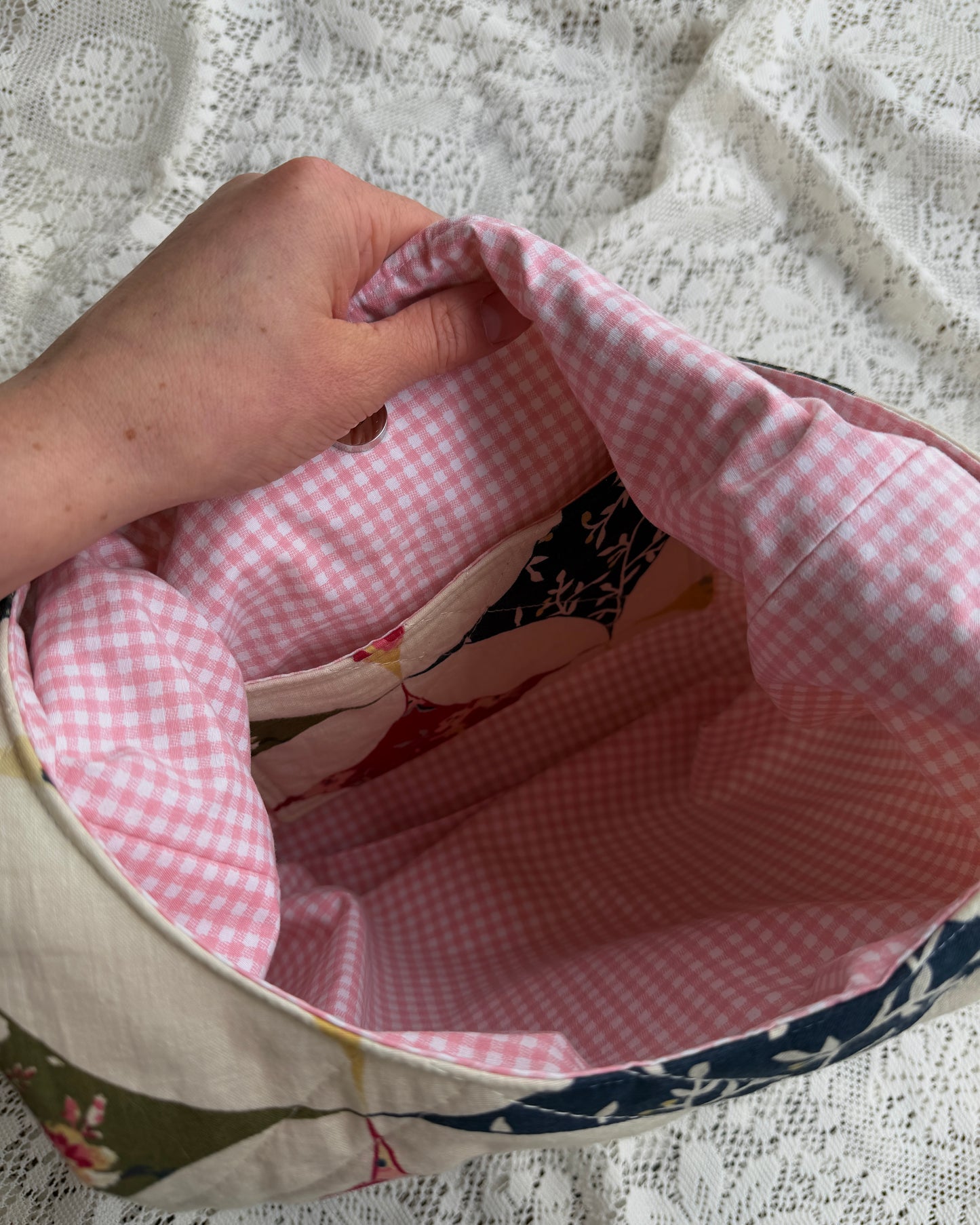 diamond quilted hobo bag