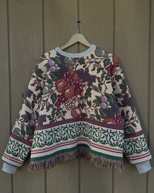 Fruits Woven Crewneck - M