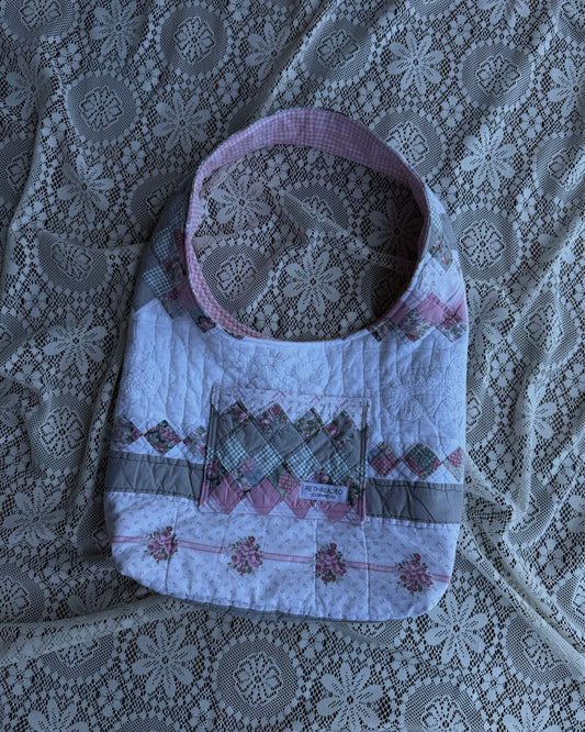 L - pink hobo bag