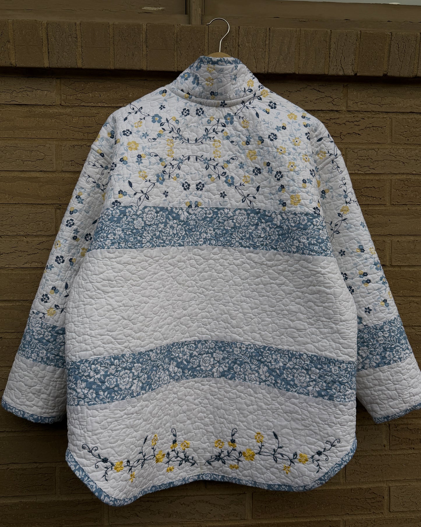 L - Floral Quilted Jacket