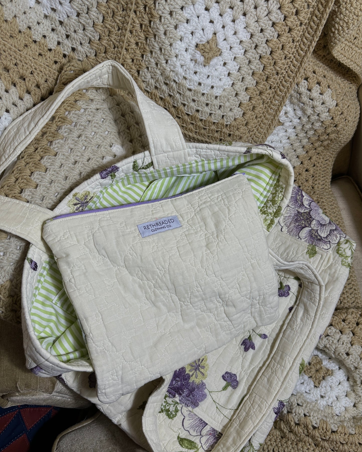 Tote bag & zipper pouch