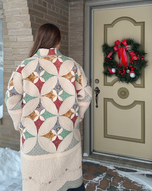 Long Scalloped Jacket - L